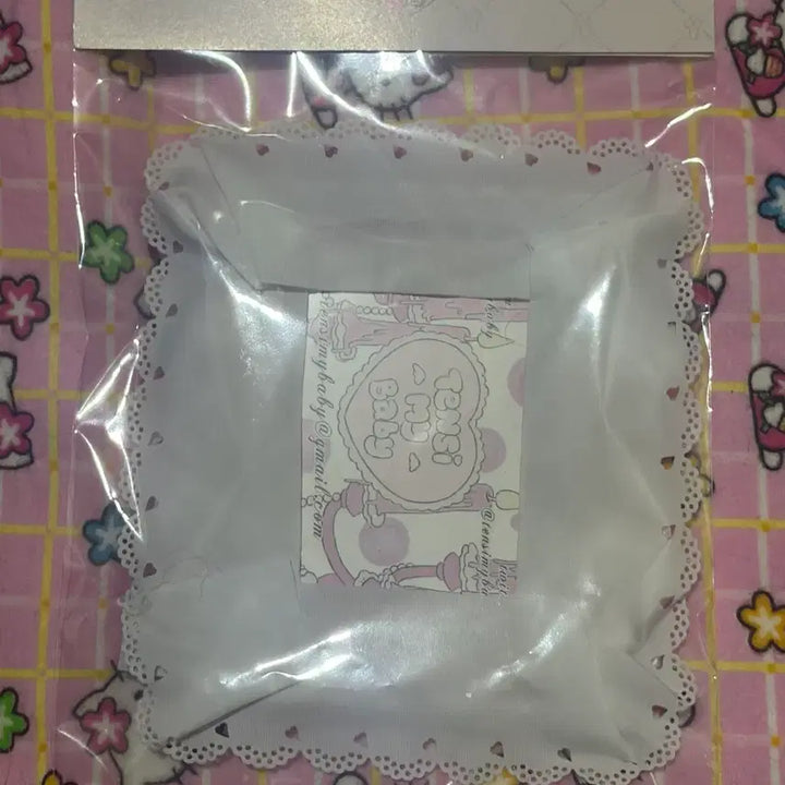 [BUNJANG] Tenshi My Baby Toploader Pink White Photocard Holder / 텐시마이베이비 탑로더 흰색 핑크 포토카드 홀더 미개봉