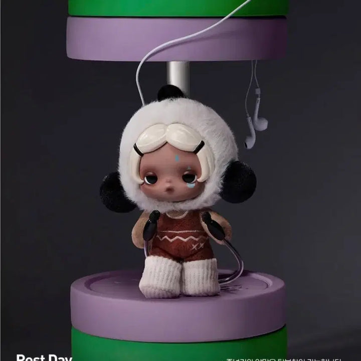 [BUNJANG] Pop Mart Skullpanda Off Mode Rest Day Figure / 팝마트) 스컬판다off mode Rest day