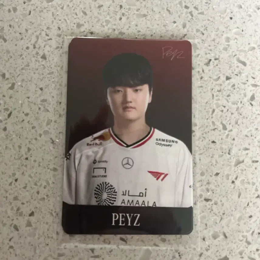 [BUNJANG] T1 Faker High School Phase Mercedes Fan Meeting Autographed Photocard / 티원 페이즈 고등학생 수환이 벤츠팬미팅 포토카드