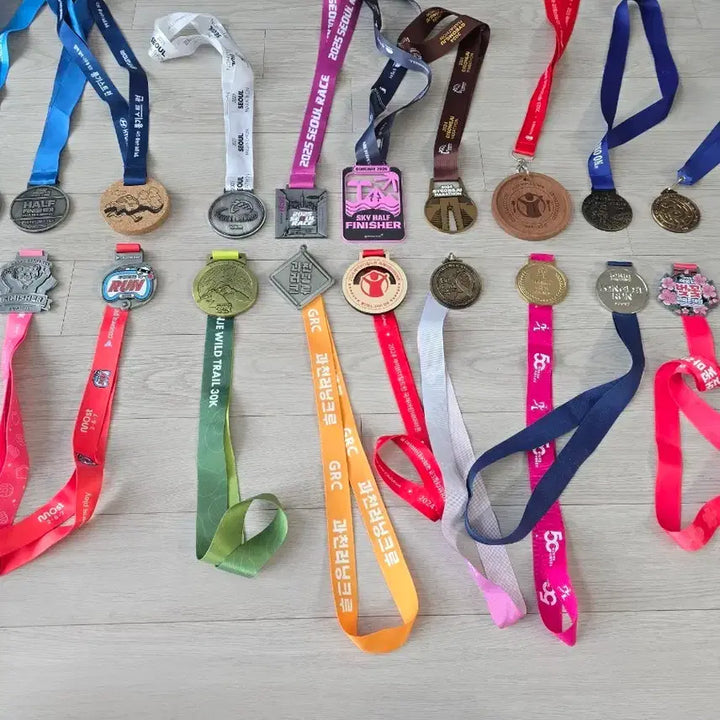 [BUNJANG] Lot of 20 Marathon and Various Competition Medals / 마라톤 및 각종 대회 메달 일괄 20개