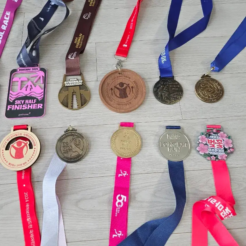 [BUNJANG] Lot of 20 Marathon and Various Competition Medals / 마라톤 및 각종 대회 메달 일괄 20개