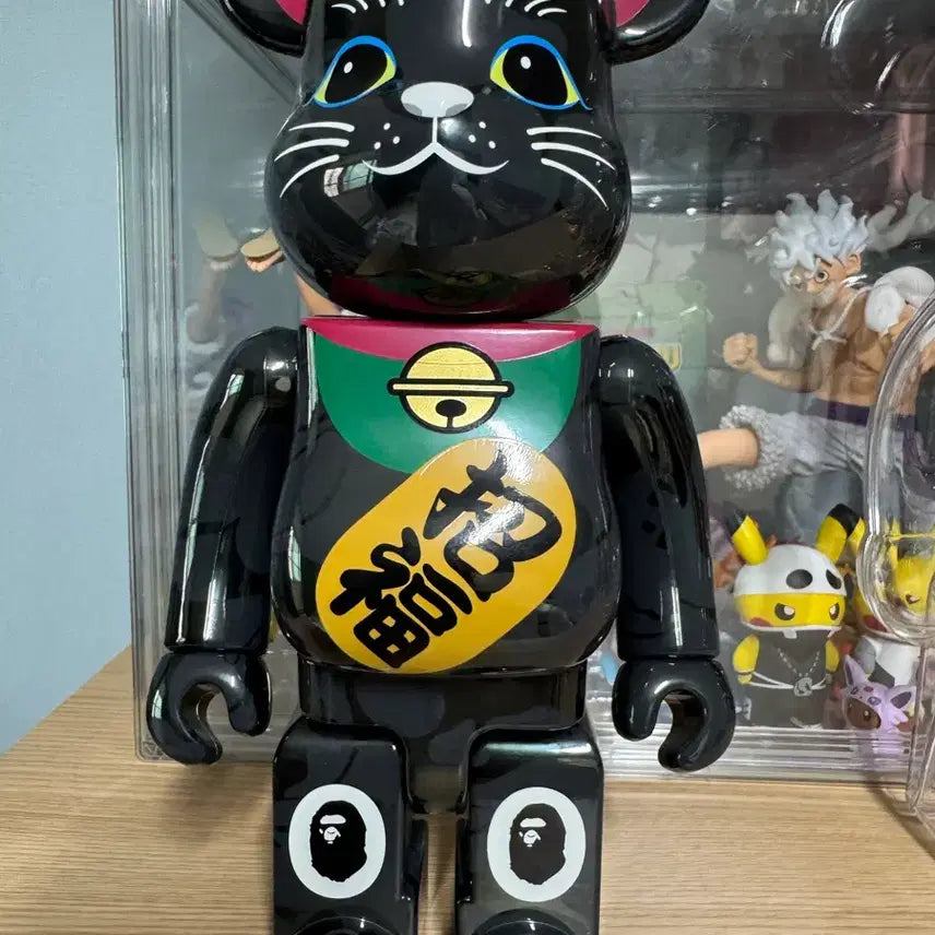 [BUNJANG] BAPE x Medicom Toy BAPE • Bearbrick Manekineko 400% Black / 급처 베이프 베어브릭 마네키네코 400% 판매