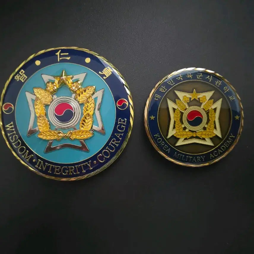 [BUNJANG] Republic of Korea Military Academy Commemorative Coin Set / 대한민국 육군사관학교 기념 코인 군대코인 부대코인
