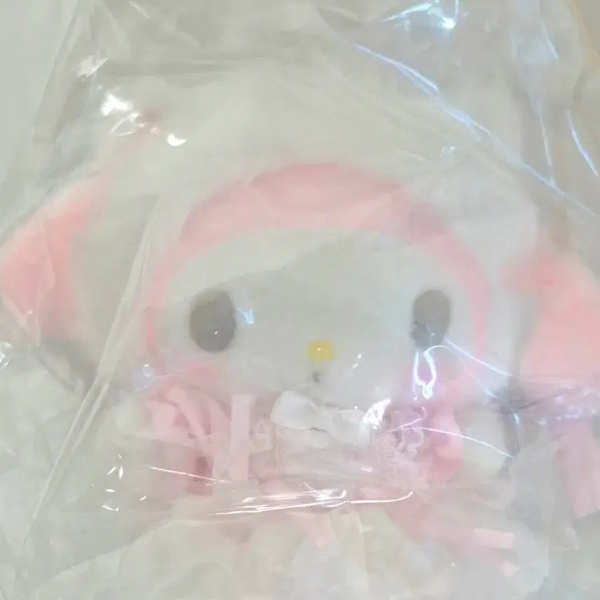 [BUNJANG] Sanrio My Melody Shiro Neko Ballerina Mascot Plush Keychain / 산리오 마이멜로디 시로네코 발레리나 마스코트 인형키링