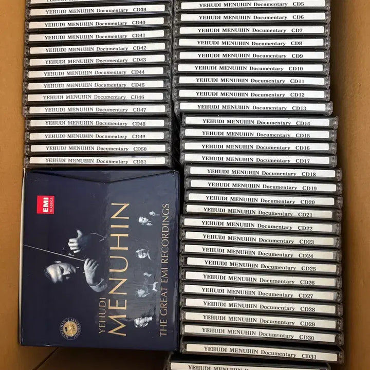 [BUNJANG] Yehudi Menuhin Classic Audio CD 50 Disc Set EMI / 예후디 메뉴인 클래식 오디오 CD 50장 세트 EMI