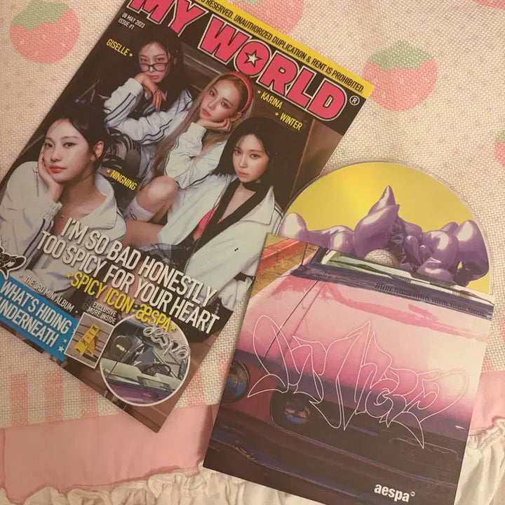 [BUNJANG] aespa MY WORLD Spicy Album / 에스파 myworld 스파이시 앨범