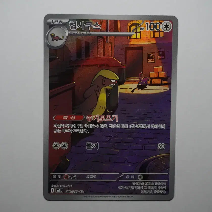 [BUNJANG] Goose Detective AR Card [075/063] / 한판) 형사구스 AR [075/063]