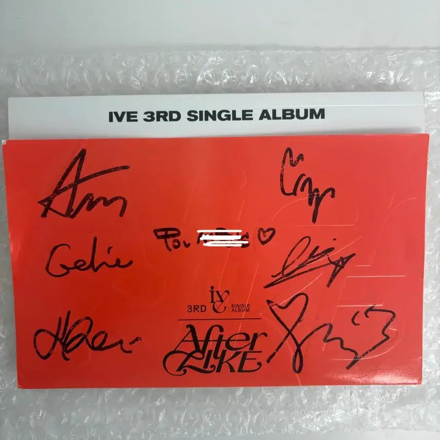 [BUNJANG] IVE After Like Signed Album CD / 아이브 애프터라이크 싸인앨범