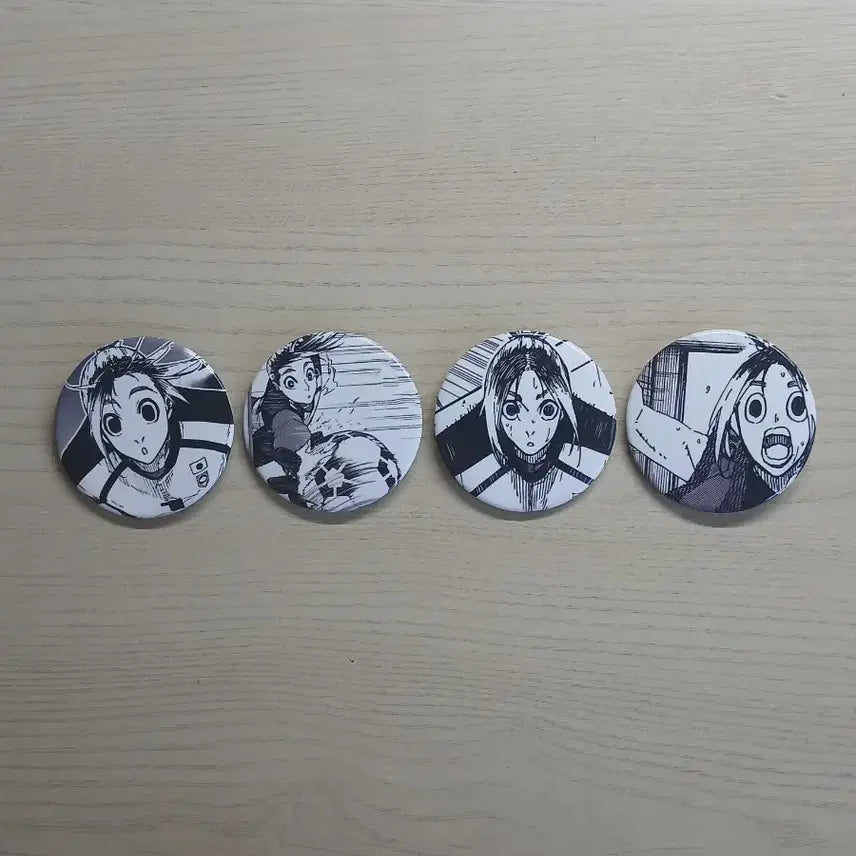 [BUNJANG] Blue Lock Gagamaru Gin Unofficial Button Badge Bundle Set / 블루록 가가마루 긴 비공식 캔뱃지 일괄