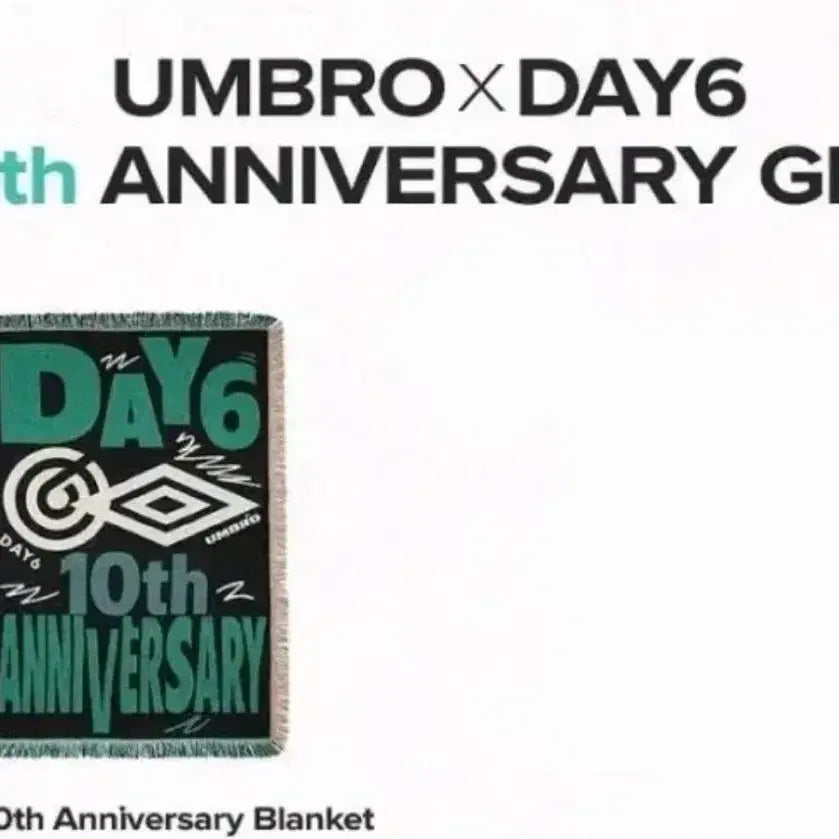 [BUNJANG] Day6 Umbro 10th Anniversary Blanket / 데이식스 엄브로 10주년 블랭킷 담요
