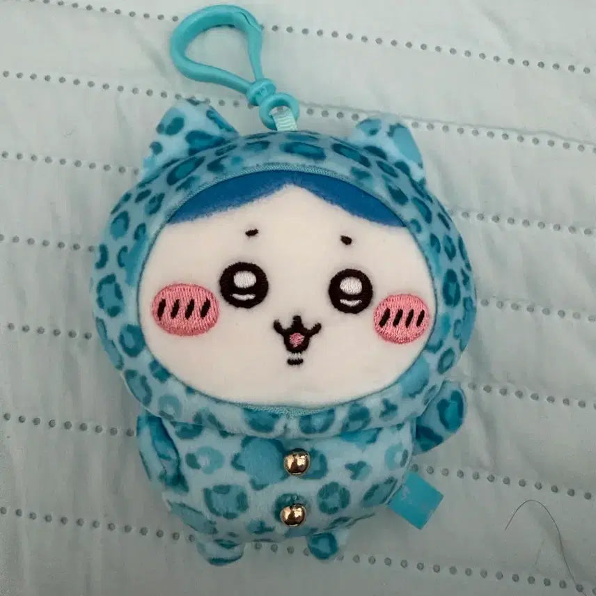 [BUNJANG] Chiikawa Don Quijote Leopard Print Hachiware Mascot / 치이카와 돈키호테 호피 마스코트 하치와레