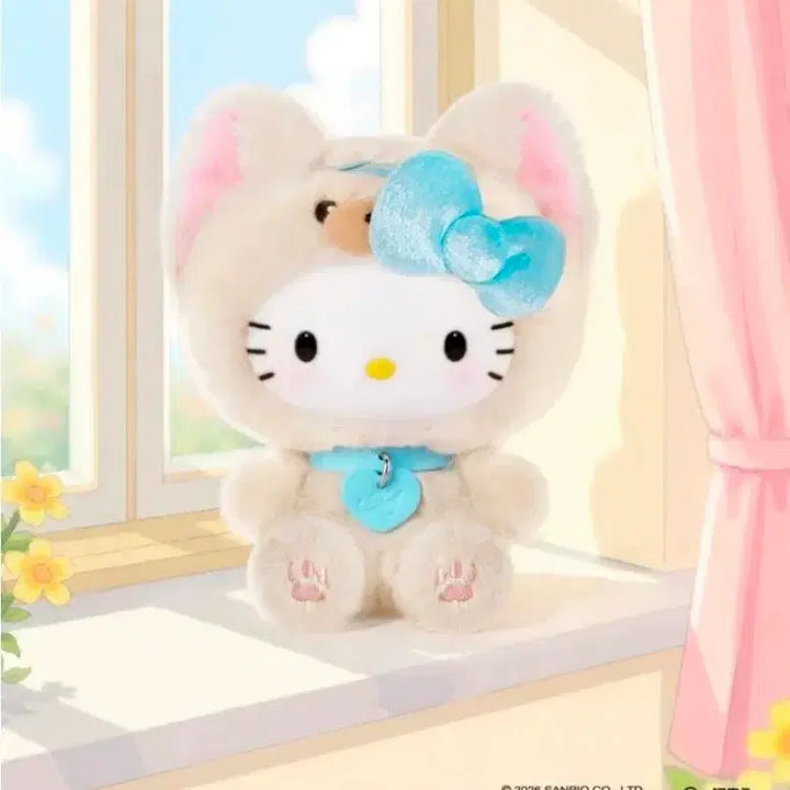 [BUNJANG] Topttoy x Sanrio Hello Kitty Puppy Party Plush Keychain / (정품) 탑토이 x 산리오 헬로키티 퍼피 파티 인형 키링