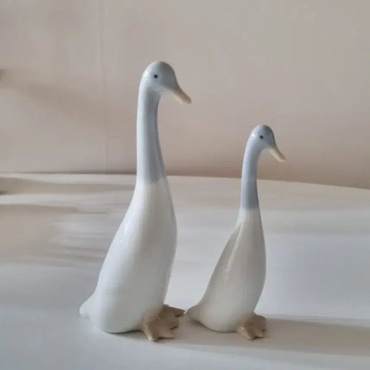 [BUNJANG] Vintage Ceramic Goose Figurine Set by Saywell Imports / [할인상품]빈티지 도자기 거위 피겨린 세트