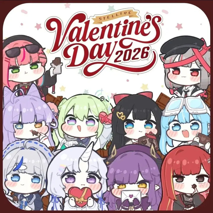 [BUNJANG] Stellive 2026 Valentine Mug Set, Keycaps &amp; Stickers / 스텔라이브 2026 발렌타인 머그컵세트,키캡&amp;띠부띠부씰