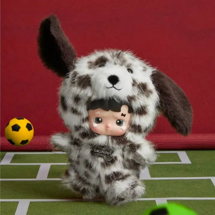 [BUNJANG] Pop Mart Hachipupu Take Me Home Series Plush Keychain Dalmatian / (팝마트정품/신상) 팝마트 하치푸푸 테이크 미 홈 시리즈 인형 키링