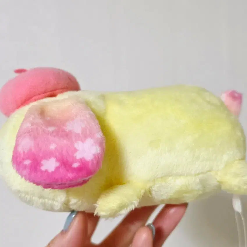 [BUNJANG] Sakura Reclining Pom Pom Purin Plush / 사쿠라 엎드린 폼폼푸린(벚꽃)