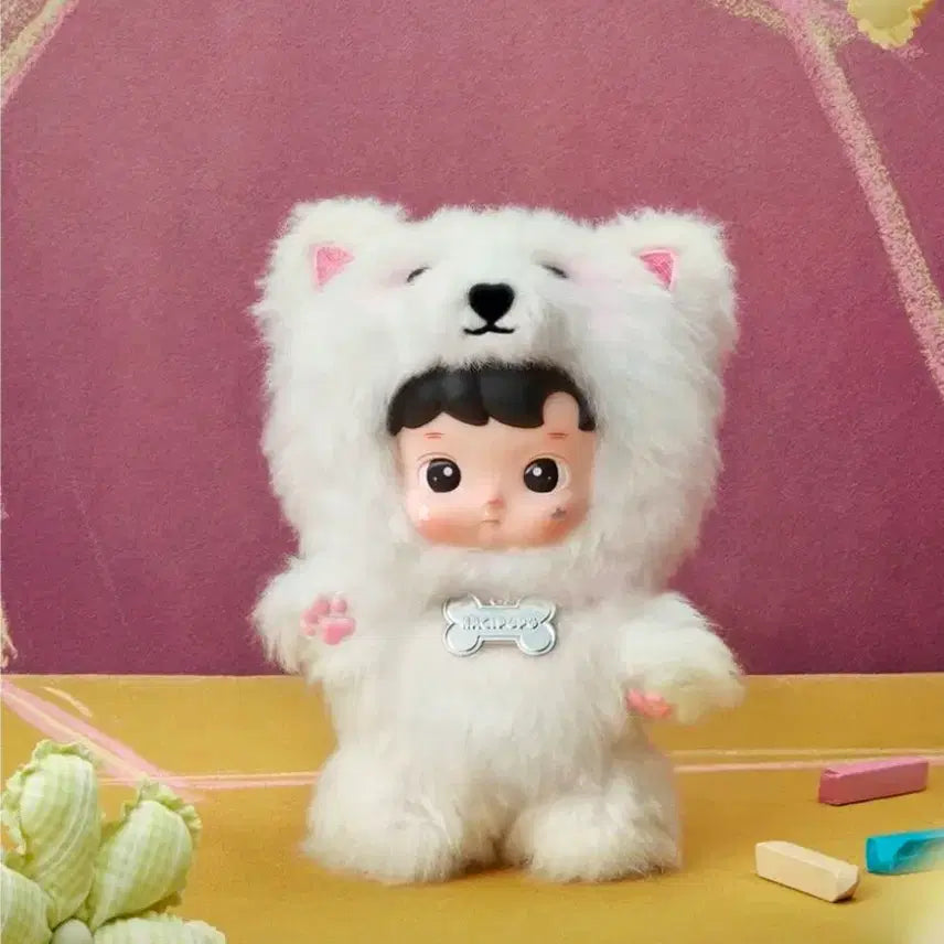 [BUNJANG] Pop Mart Hachi Pupu Take Me Home Series Dog Keychain / (팝마트정품/신상) 팝마트 하치푸푸 테이크 미 홈 시리즈 인형 키링