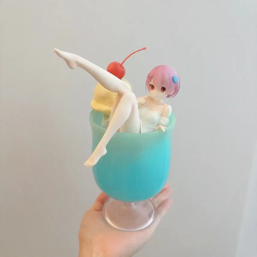 [BUNJANG] Re:Zero Ram Cream Soda Anime Figure / 리제로 람 크림소다 미소녀 피규어