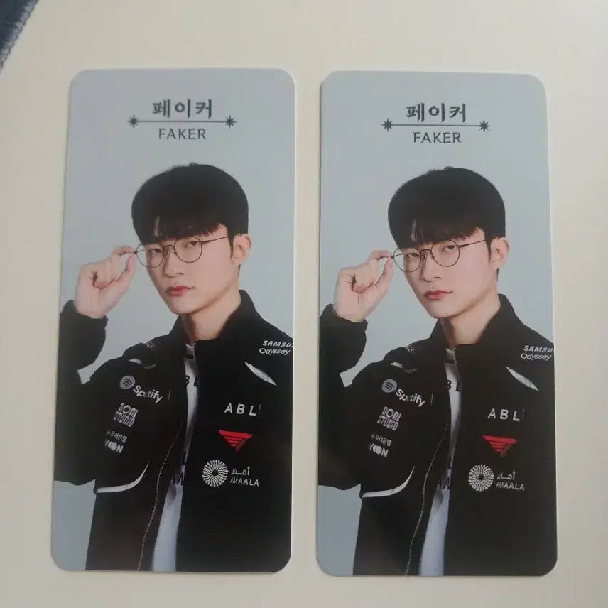 [BUNJANG] T1 Faker "Amhaeng Eomun" Photocard + Pendant Set / T1 암행천문 페이커 포토카드 + 펜던트
