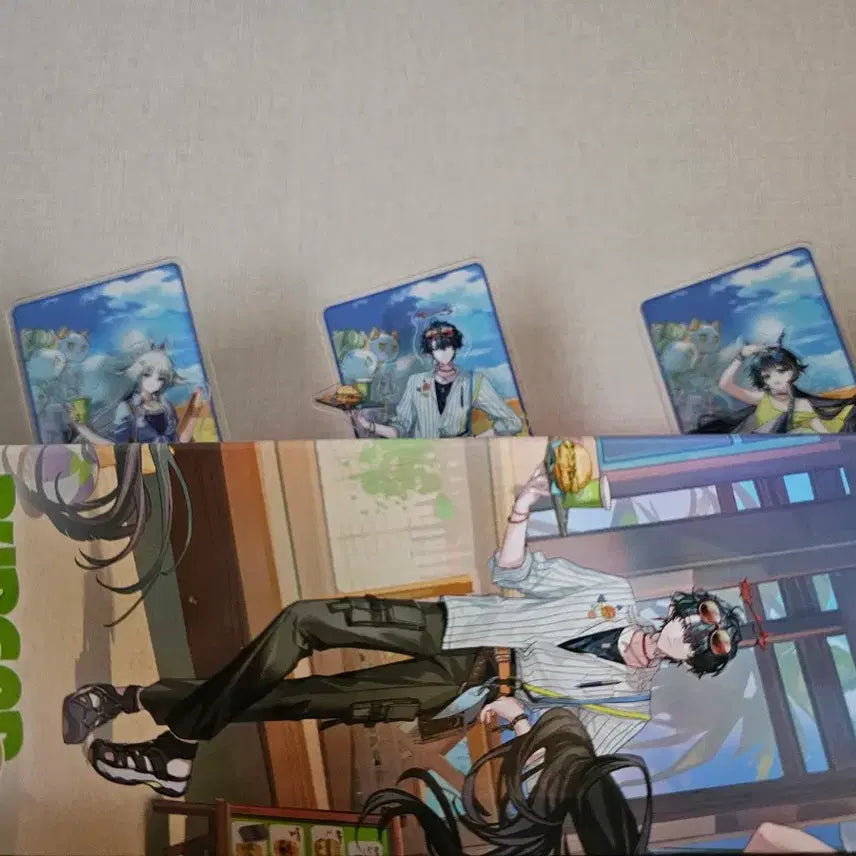 [BUNJANG] Arknights Endfield Acrylic Stands Set (3 Types) + Desk Mat + Redeem Code / 엔드필드 아크릴스탠드3종+장패드+리딤쿠폰