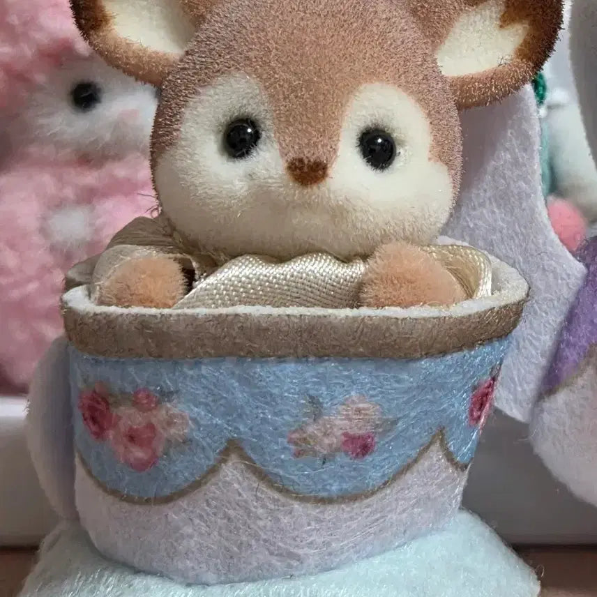 [BUNJANG] Sylvanian Families Teatime Teacup Deer Set / 실바니안 티타임 티컵 사슴