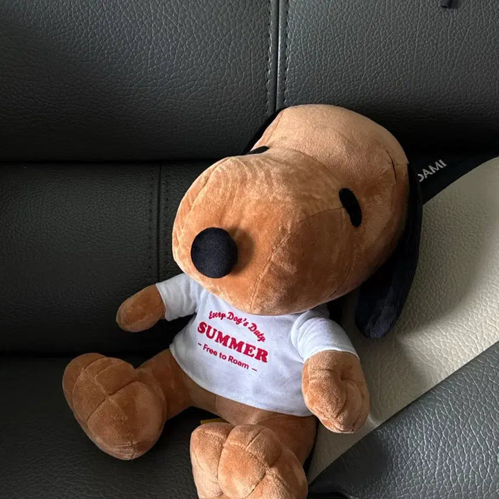 [BUNJANG] Tanning Sunburn Snoopy Large Doll 26th Anniversary Limited Edition / 미개봉.레어) 태닝 선번 스누피 대형 하와이 괌 인형 26년 한정 정품