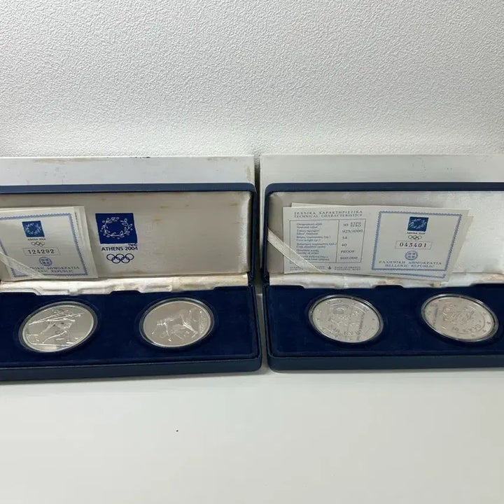 [BUNJANG] 2004 Athens Olympics Commemorative Coin Set (2 Types, 2 Sets) / 2004 아테네 올림픽 기념품 세트(2종2세트)