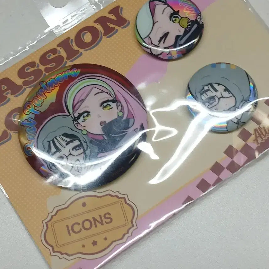 [BUNJANG] A-Stage Mijoo Sua Fashion Can Badge / 에이스테 미지 수아 패션 캔뱃지
