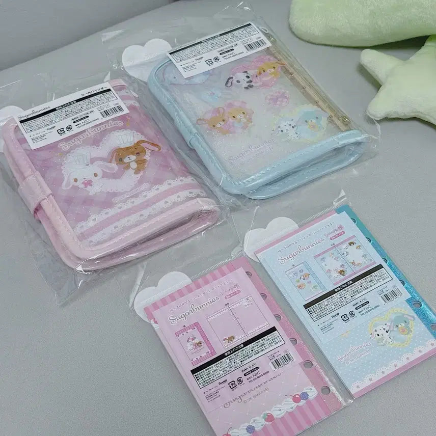 [BUNJANG] Sugarbunnies Spinns Stationery Bundle Set (6 Types) / [일괄] 슈가바니즈 스핀즈 문구 6종