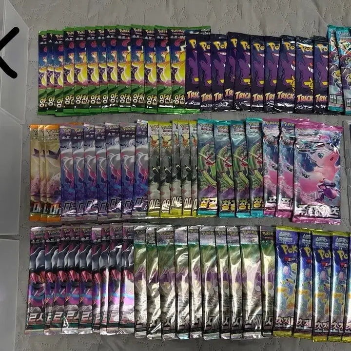 [BUNJANG] Pokemon Card Packs Bundle Set (73 Packs) / 포켓몬 카드 팩 일괄 판매
