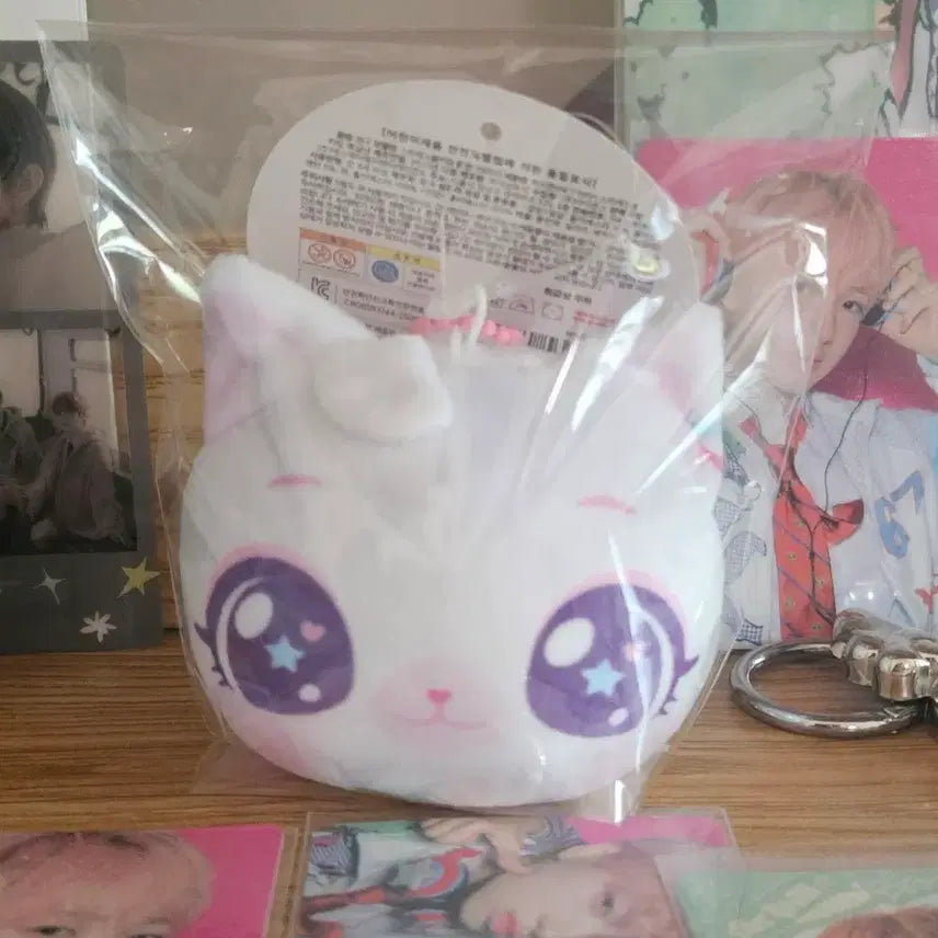 [BUNJANG] Wishcat Stress Ball Keychain / 급전)위시캣 스트레스볼 키링