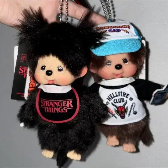 [BUNJANG] Stranger Things Hellfire Club Monchhichi Bundle Set / [일괄]기묘한 이야기 몬치치 스띵 몬치치 헬파이어클럽 몬치치