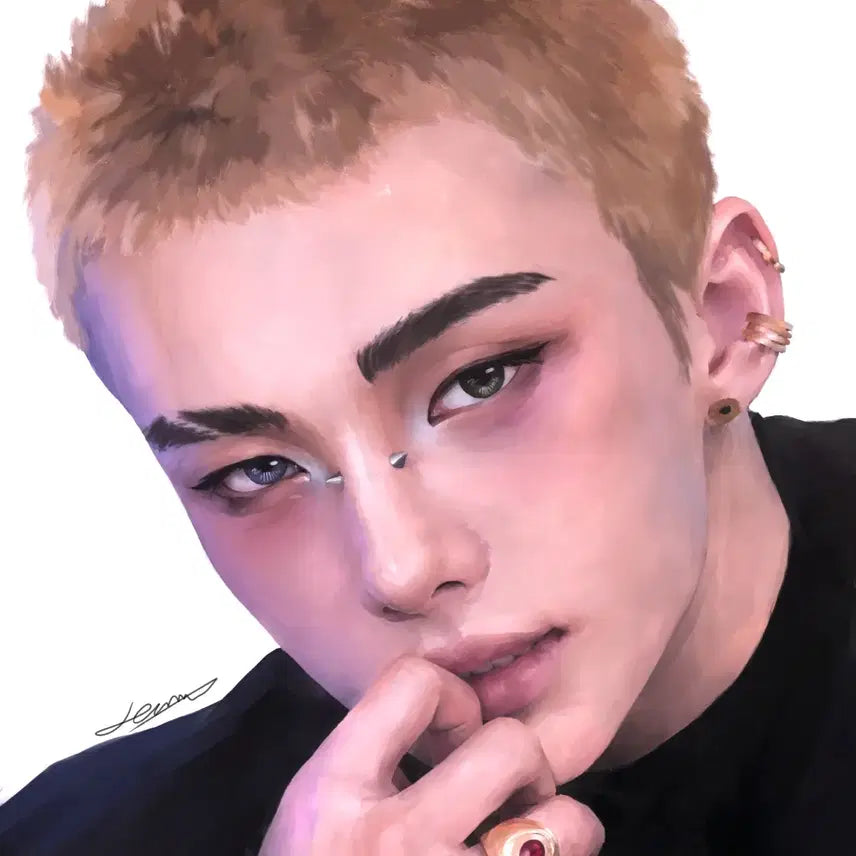 [BUNJANG] Custom Portrait Drawing Service / 그림그려드려요 (아이돌,캐릭터,가족사진,커플사진)