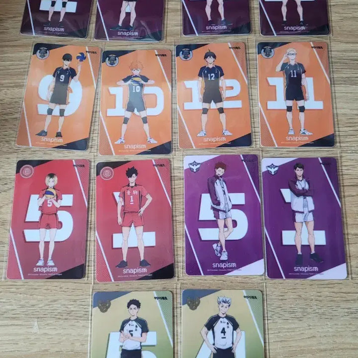 [BUNJANG] Haikyuu!! Character Card Set / 하이큐 캐릭터 카드 세트