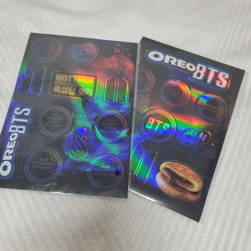 [BUNJANG] BTS x Oreo Limited Edition Collaboration Plate and Sticker Set / oreo bts  굿즈