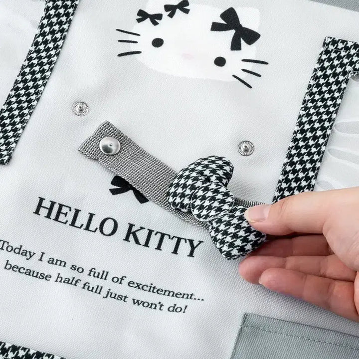 [BUNJANG] 3COINS Hello Kitty Wall Pocket - Black Ribbon / 헬로키티 쓰리코인 3COINS 월포켓 정품 블랙리본키티