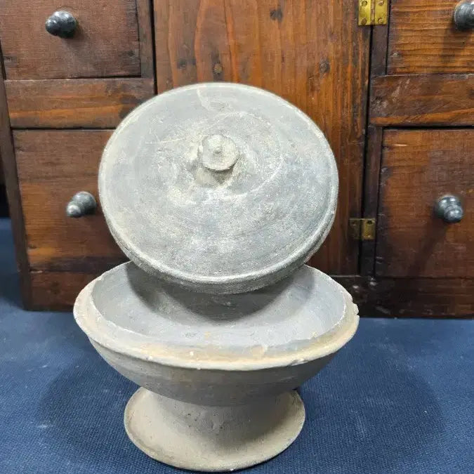[BUNJANG] Authentic Three Kingdoms Period Pottery Ritual Vessel / 진품 삼국시대 토기 제기