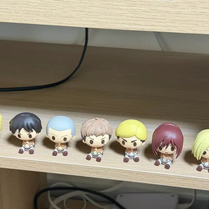 [BUNJANG] Attack on Titan Choco-Noko 7-Piece Set / 진격의거인 초코노코 7종 세트