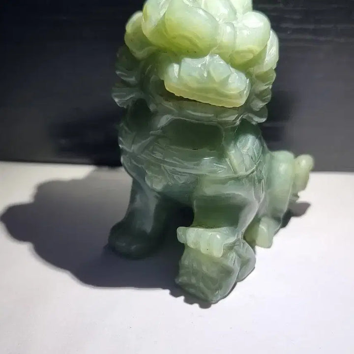 [BUNJANG] Bi Xie Jade Sculpture - Unique Green Jade / 비휴 옥 조각품 옥 색감이 예쁘네요 녹옥과 청백옥 사이쯤 인거 같아요