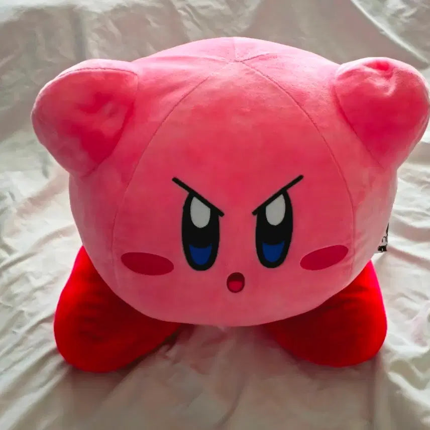 [BUNJANG] Kirby Angry Expression Large Plush Doll / 별의커비 화난 표정 커비 대형 인형