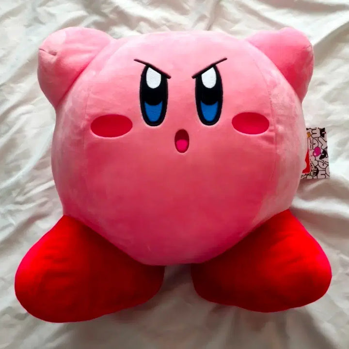 [BUNJANG] Kirby Angry Expression Large Plush Doll / 별의커비 화난 표정 커비 대형 인형