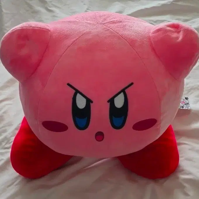 [BUNJANG] Kirby Angry Expression Large Plush Doll / 별의커비 화난 표정 커비 대형 인형