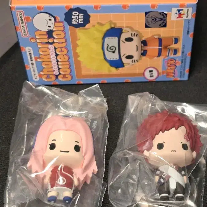 [BUNJANG] Naruto Chokorin Collection Gaara &amp; Sakura Figures Bundle Set / 나루토 쵸코린 가아라 사쿠라 일괄 피규어
