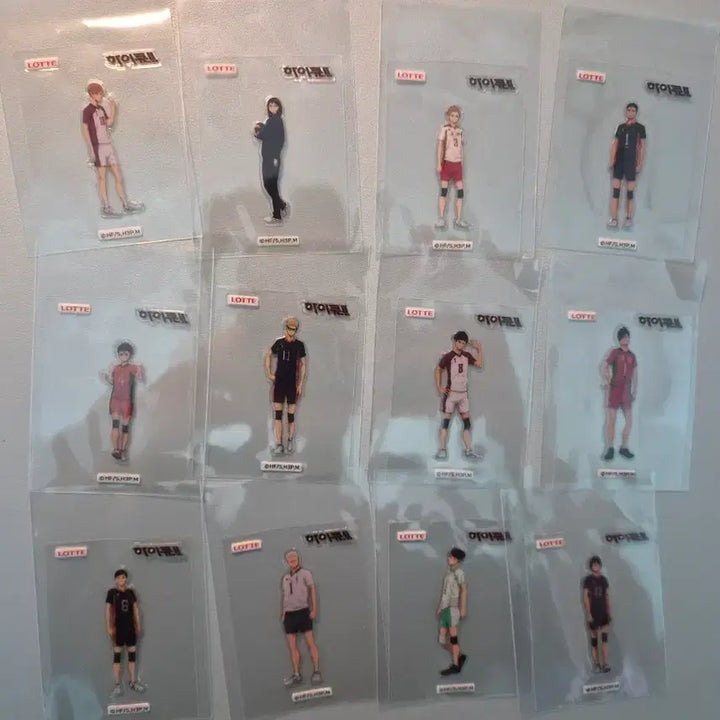 [BUNJANG] Haikyuu!! Character Stickers &amp; Bungu / 하이큐 스티커, 띠부씰 굿즈