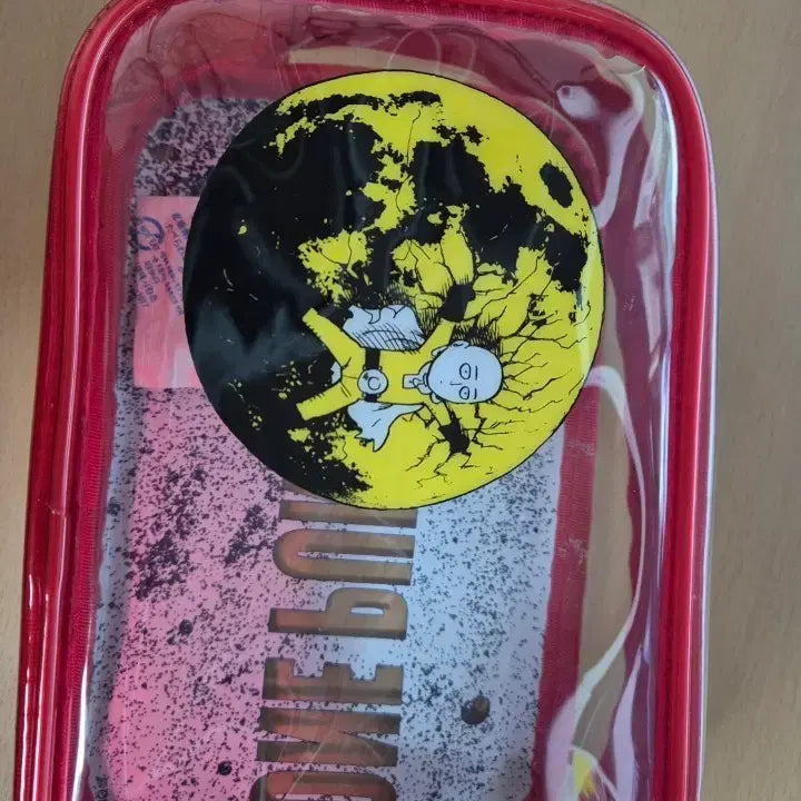 [BUNJANG] One-Punch Man Jump Shop Clear Pouch + Unofficial Acrylic Keychain Bundle / 원펀맨 점프샵 투명 파우치 + 비공굿 아크릴 키링 일괄