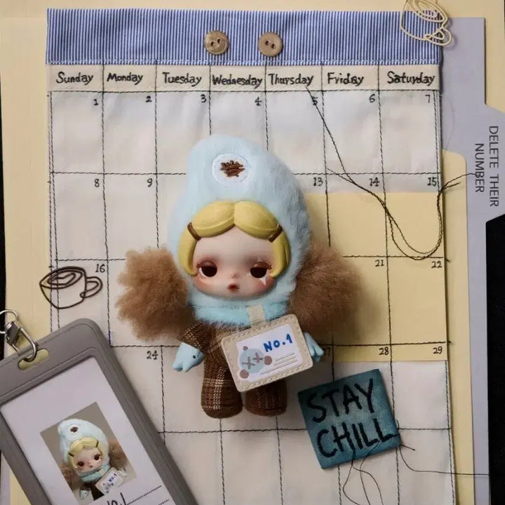 [BUNJANG] Skullpanda Off Mode Series Figure Keyring (Stay Chill) / [미개봉]스컬판다 off 모드 시리즈 인형 키링 _stay chill