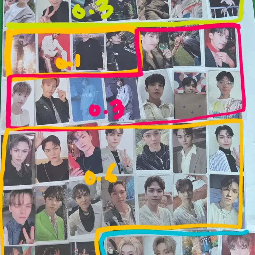 [BUNJANG] SEVENTEEN Photocard / 세븐틴 포카