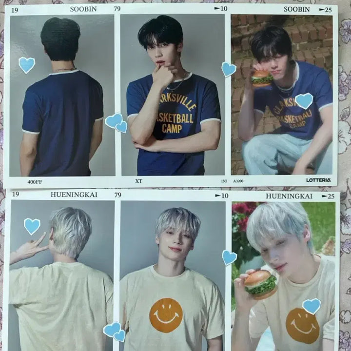 [BUNJANG] TXT Lotteria Postcard Soobin Hueningkai Bundle Set / 투바투 롯데리아 포스트카드 최수빈 휴닝카이