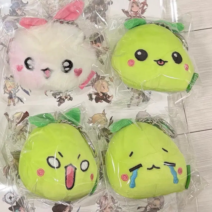 [BUNJANG] Lost Ark Mokoko Character Keychains 4-Piece Full Set / 로스트아크 모코코 인형 키링 4종 풀셋