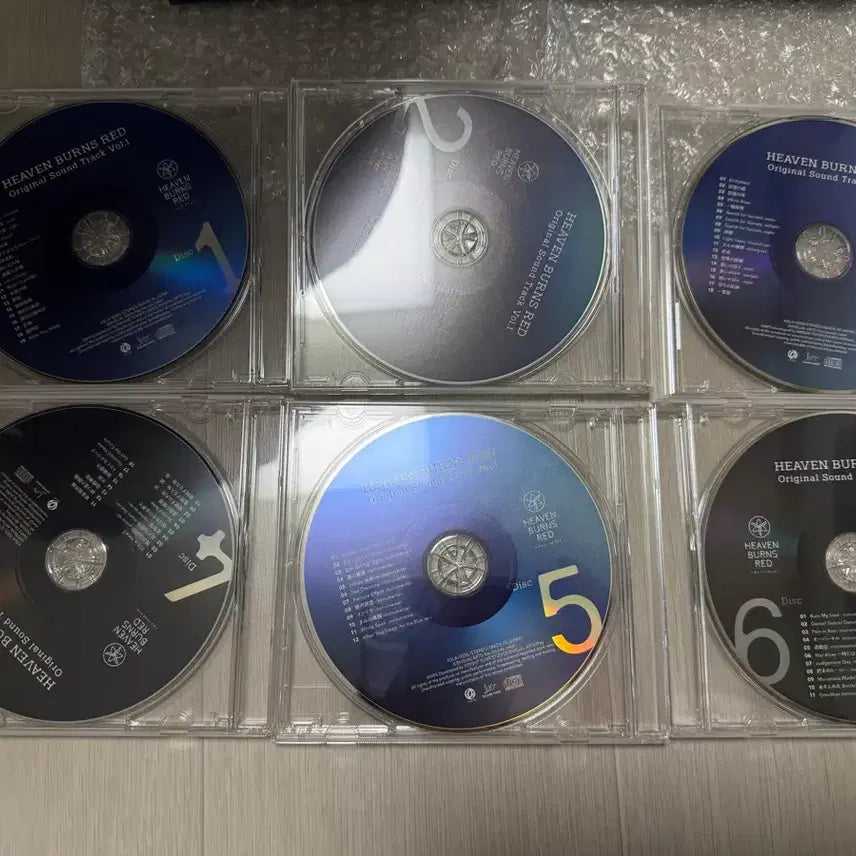 [BUNJANG] Heaven Burns Red Soundtrack Vol. 1 &amp; 2 Bundle Set / 헤븐번즈레드 사운드트랙 1,2 일괄